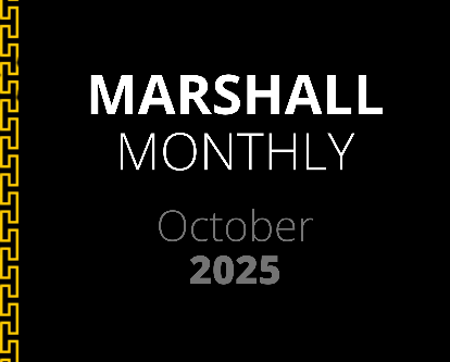 Marshall Monthly: October 2025
